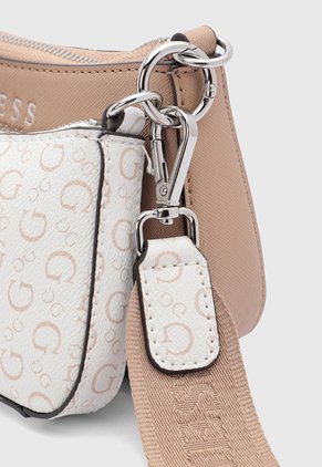 Bolso Manos Libres GUESS Holly Mini Beige