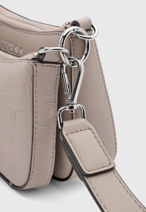 Bolso Manos Libres GUESS Holly Mini Taupe