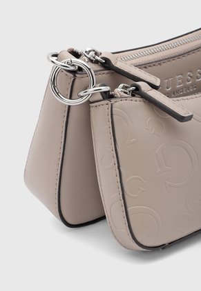 Bolso Manos Libres GUESS Holly Mini Taupe