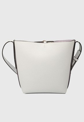 Bolso Doble Faz Lila-Blanco GUESS