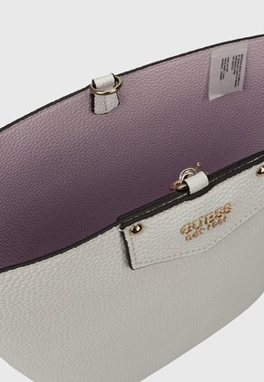 Bolso Doble Faz Lila-Blanco GUESS