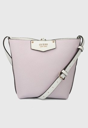 Bolso Doble Faz Lila-Blanco GUESS