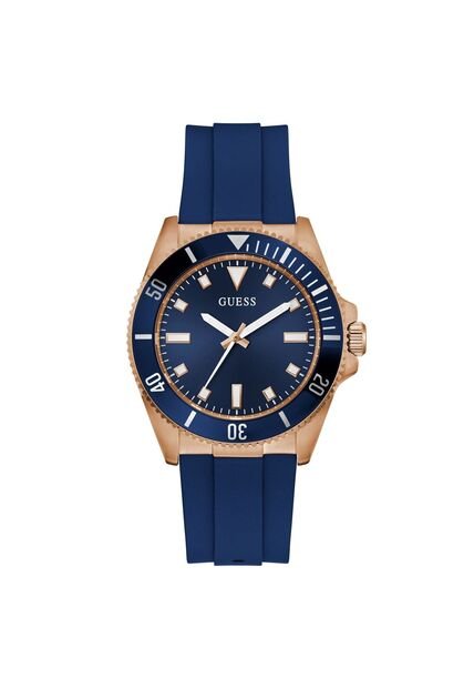 Reloj Guess Hombre Cliff. Silicona Azul GW0969G3