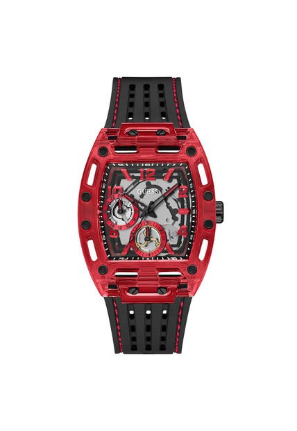 Relojes Guess Hombre PHOENIX. Silicona Negro GW0499G4