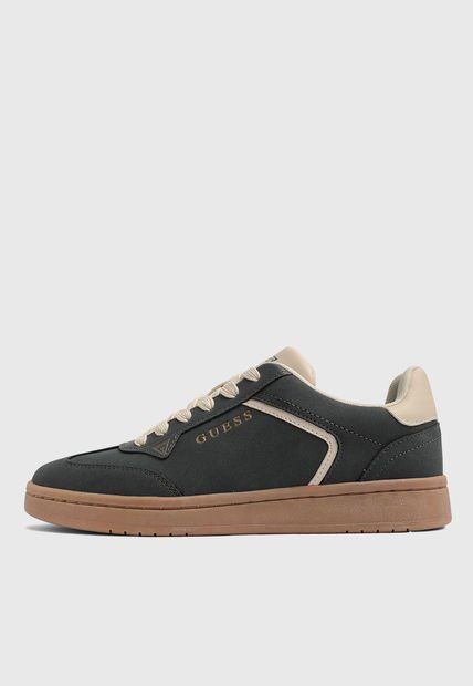 Tenis Gris Oscuro-Beige GUESS Lollo