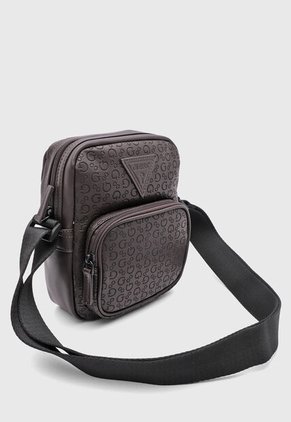 Bolso Manos Libres GUESS Warner Marrón