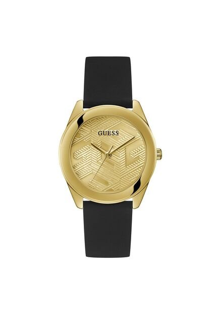Reloj Guess Mujer Cubed. Silicona Negro GW0665L1