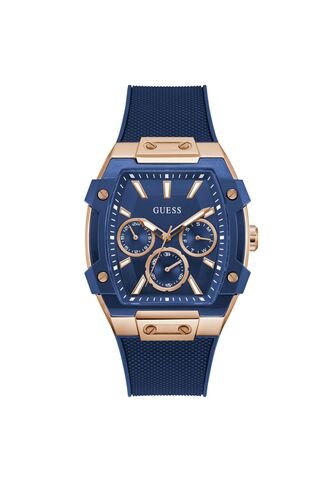 Reloj Guess Hombre Phoenix. Silicona Azul GW0956G4 Guess