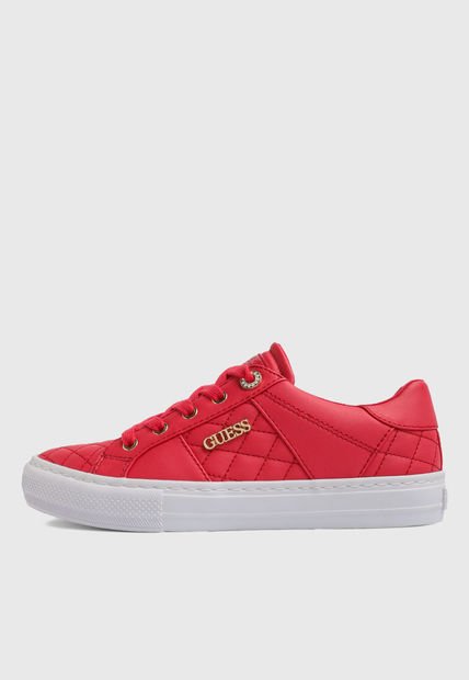 Tenis Rojo-Blanco GUESS Loven 3