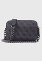 Bolso Manos Libres Gris-Negro GUESS Noelle de Guess