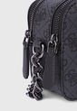 Bolso Manos Libres Gris-Negro GUESS Noelle de Guess