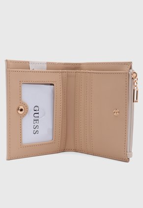 Billetera GUESS Wells Beige