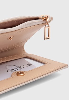 Billetera GUESS Wells Beige
