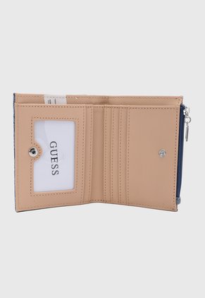 Billetera GUESS Wells Índigo Medio