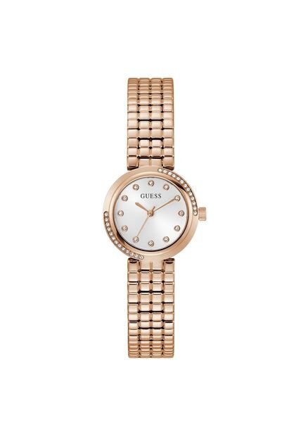 Reloj Guess Mujer Clara. Acero Inoxidable Oro Rosa GW0930L3
