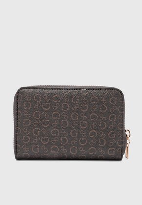 Billetera GUESS Katy Marrón