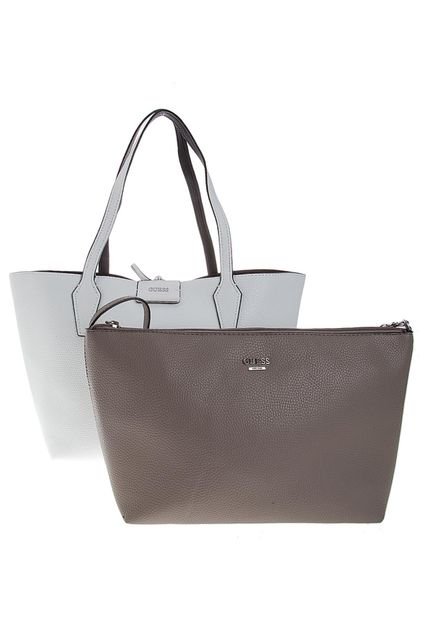 Bolso Doble Faz Blanco-Negro GUESS - Compra Ahora | Dafiti Colombia