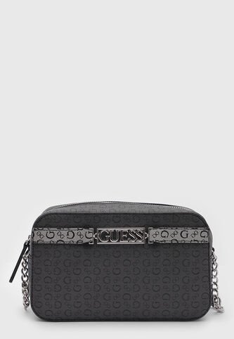 Bolso Manos Libres GUESS Perrez Mini Gris Oscuro Guess