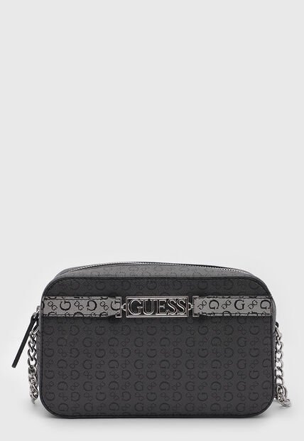 Bolso Manos Libres GUESS Perrez Mini Gris Oscuro