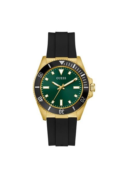 Reloj Guess Hombre Cliff. Silicona Negro GW0969G2