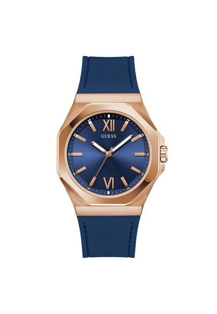 Reloj Guess Hombre Emperor. Silicona Azul GW0850G3