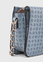 Bolso Azul Grisáceo-Dorado GUESS de Guess
