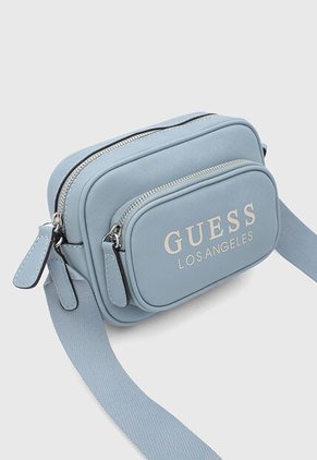Bolso Manos Libres GUESS Joella Mini Celeste