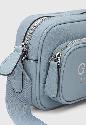 Bolso Manos Libres GUESS Joella Mini Celeste