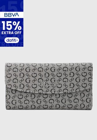 Billetera GUESS Remy SLG Slim Gris Guess