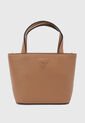 Bolso GUESS Wells Mini Tote Café de Guess