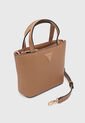 Bolso GUESS Wells Mini Tote Café de Guess
