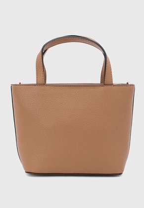 Bolso GUESS Wells Mini Tote Café