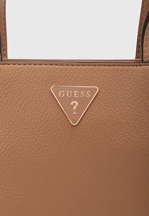 Bolso GUESS Wells Mini Tote Café