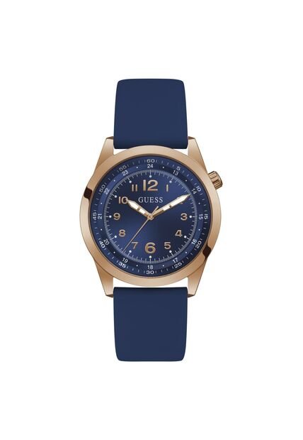 Reloj Guess Hombre Max. Silicona Azul GW0494G5