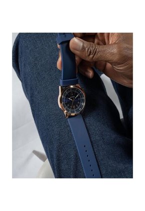 Reloj Guess Hombre Max. Silicona Azul GW0494G5