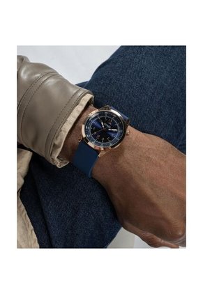 Reloj Guess Hombre Max. Silicona Azul GW0494G5