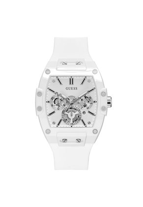 Reloj Guess Hombre Phoenix. Silicona Blanco GW0203G2