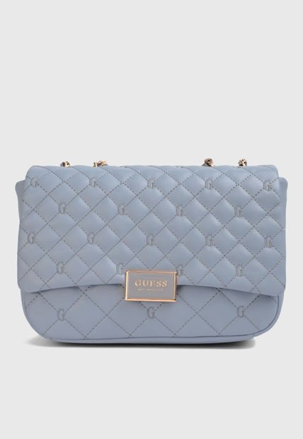 Bolso Celeste Claro-Dorado GUESS