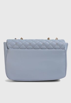 Bolso Celeste Claro-Dorado GUESS