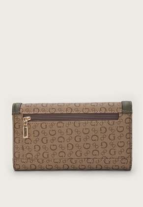 Billetera Café-Verde Oliva GUESS