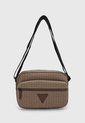 Bolso Manos Libres GUESS Insignia Café de Guess