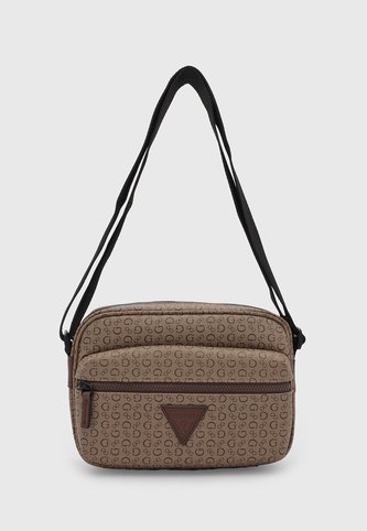 Bolso Manos Libres GUESS Insignia Café Guess