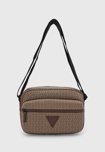Bolso Manos Libres GUESS Insignia Café