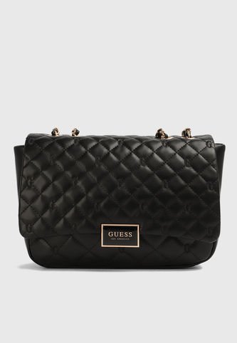 Bolso Negro-Dorado GUESS Guess