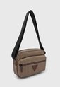 Bolso Manos Libres GUESS Insignia Café de Guess