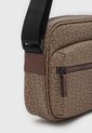 Bolso Manos Libres GUESS Insignia Café de Guess