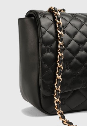 Bolso Negro-Dorado GUESS