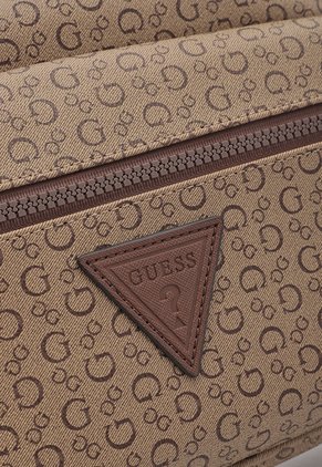 Bolso Manos Libres GUESS Insignia Café