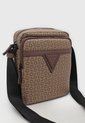 Bolso Manos Libres GUESS Insignia Café de Guess