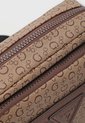 Bolso Manos Libres GUESS Insignia Café de Guess